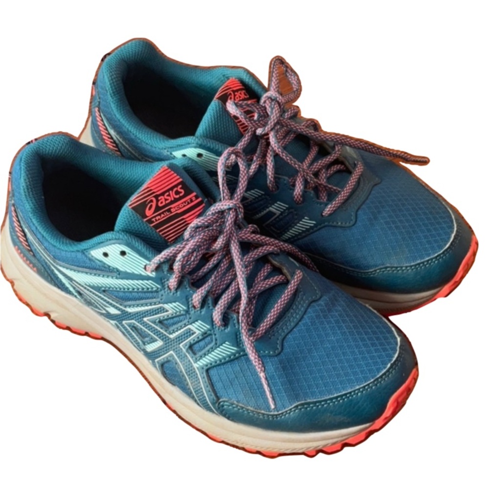ASICS blue athletic shoes - Picture 14 of 15